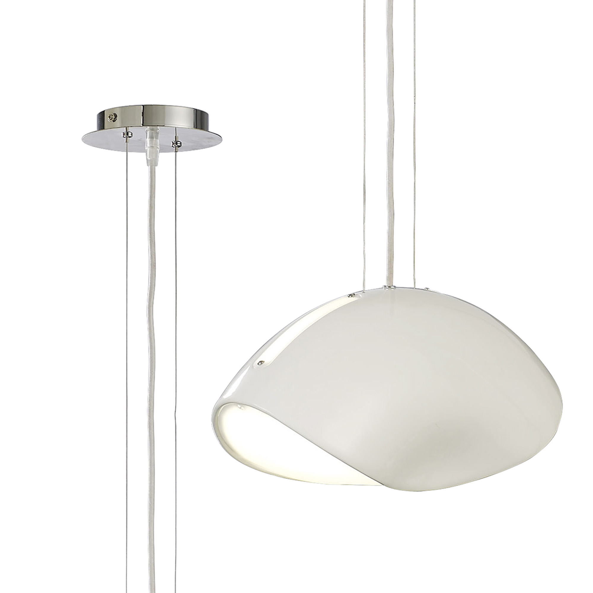 M1942  Pasion Oval Pendant 3 Light